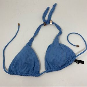 Vix Blue Bikini Top Large